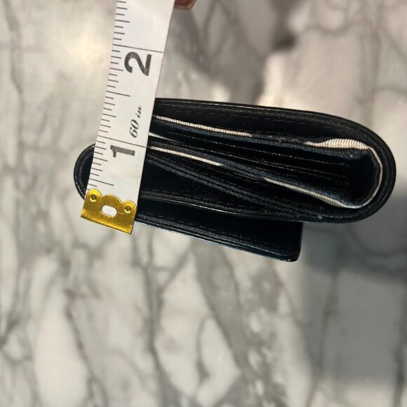 KATE SPADE New York Cobble Hill Tavy Wallet-Black Bi fold Snap Closure - Picture 10 of 13